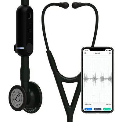 Stethoscope Littmann® Core Digital Black 27 Inch .. .  .  